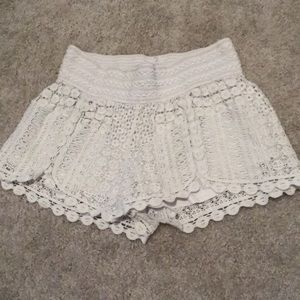 Lace Crochet Shorts
